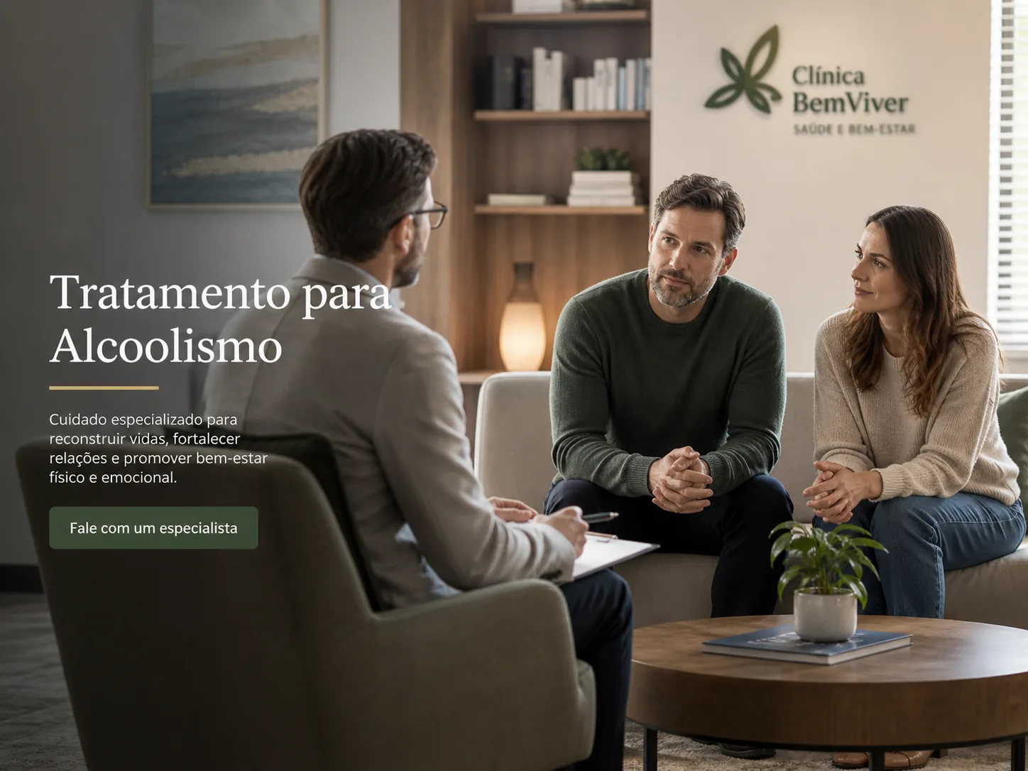 Atendimento para alcoolismo na MRM