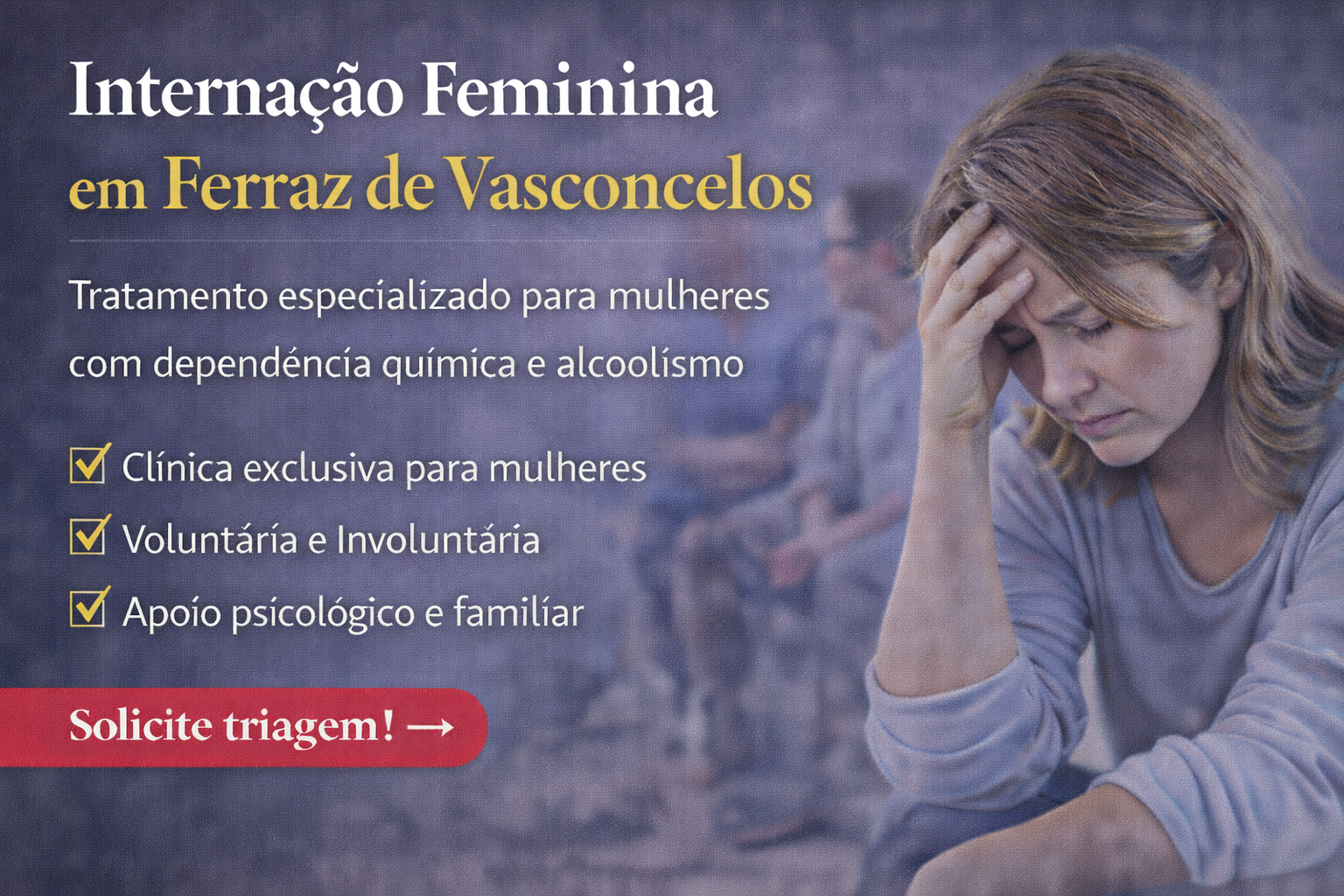 Internação Feminina em Ferraz de Vasconcelos