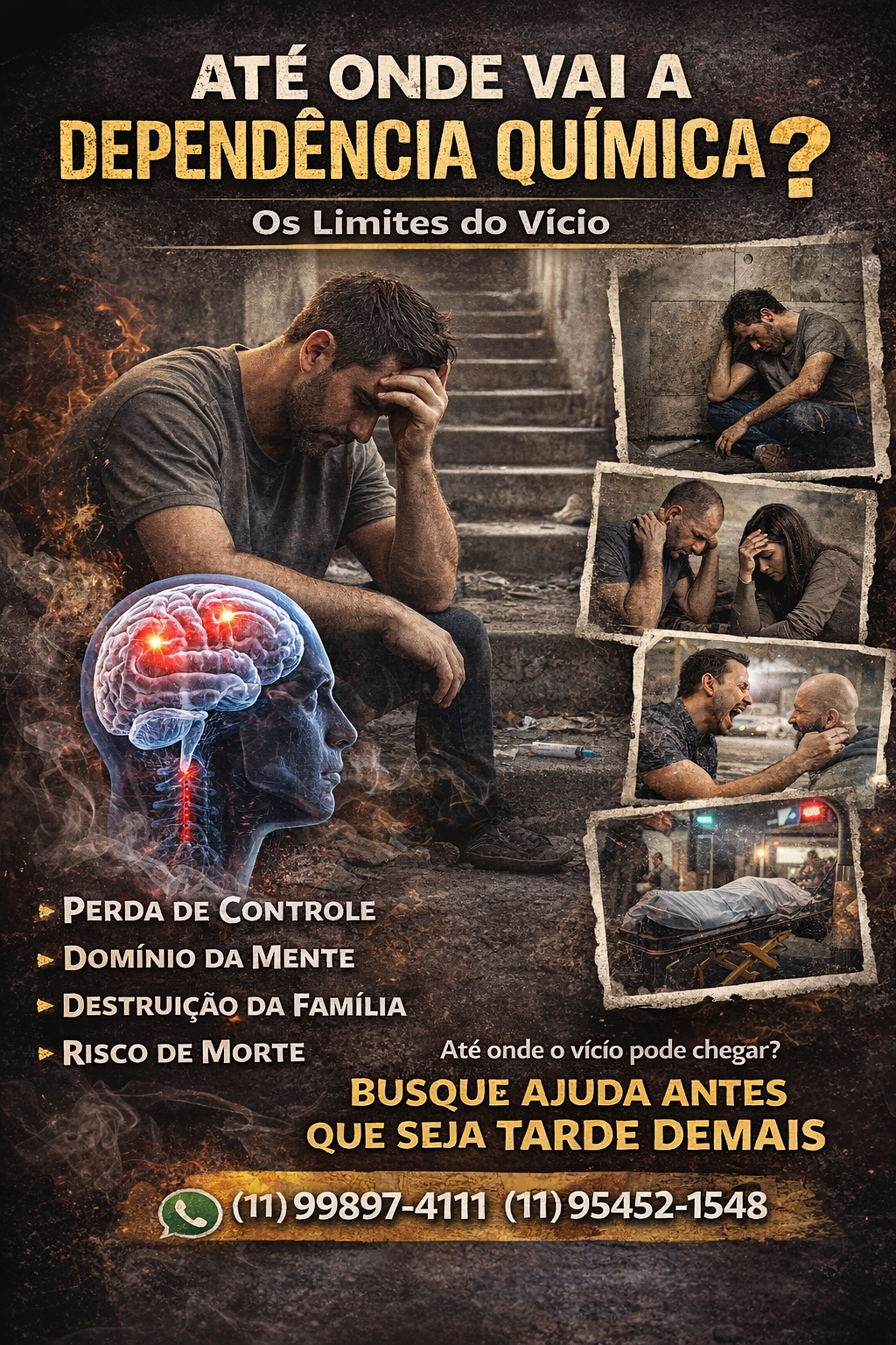 🧠 Até Onde Vai a Dependência Química? Entenda os Limites do Vício
