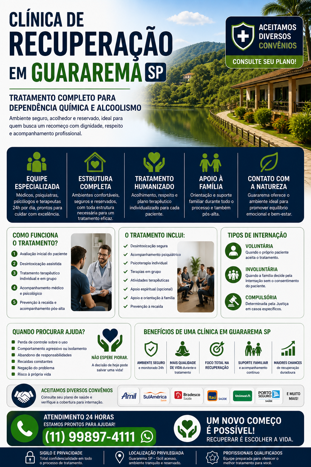 Clínica de Recuperação em Guararema SP: Tratamento Completo para Dependência Química