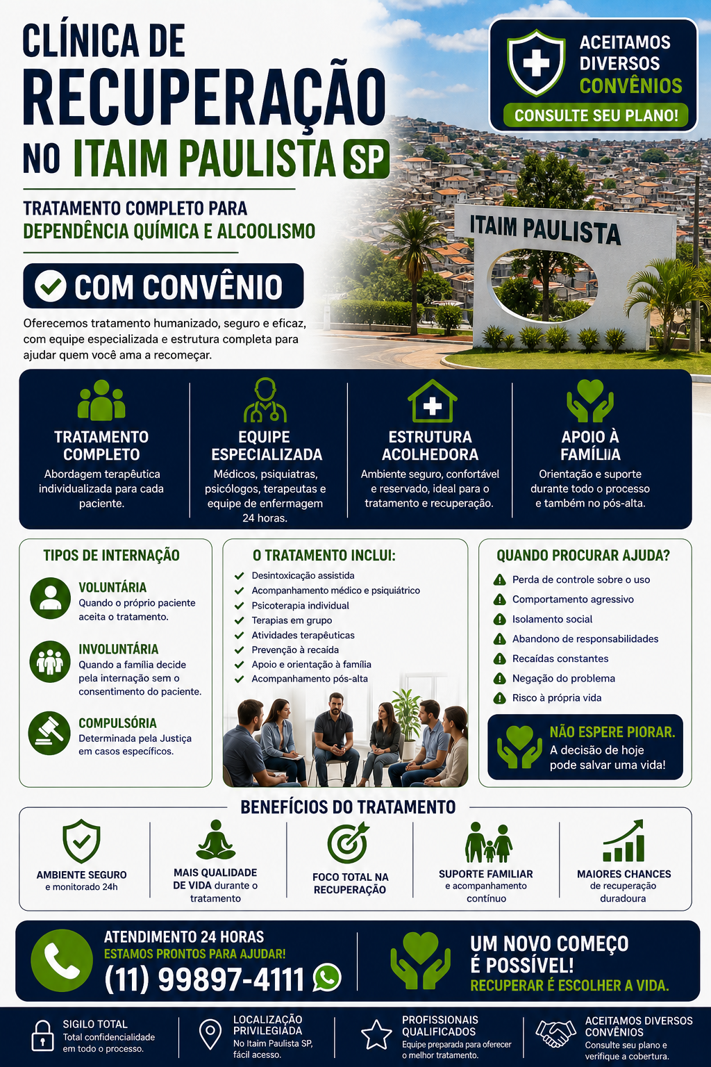 Clínica de Recuperação no Itaim Paulista SP: Tratamento Completo para Dependência Química