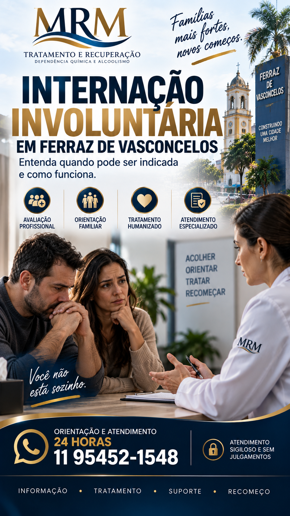 Internação Involuntária em Ferraz de Vasconcelos: Quando Pode Ser Indicada e Como Funciona?