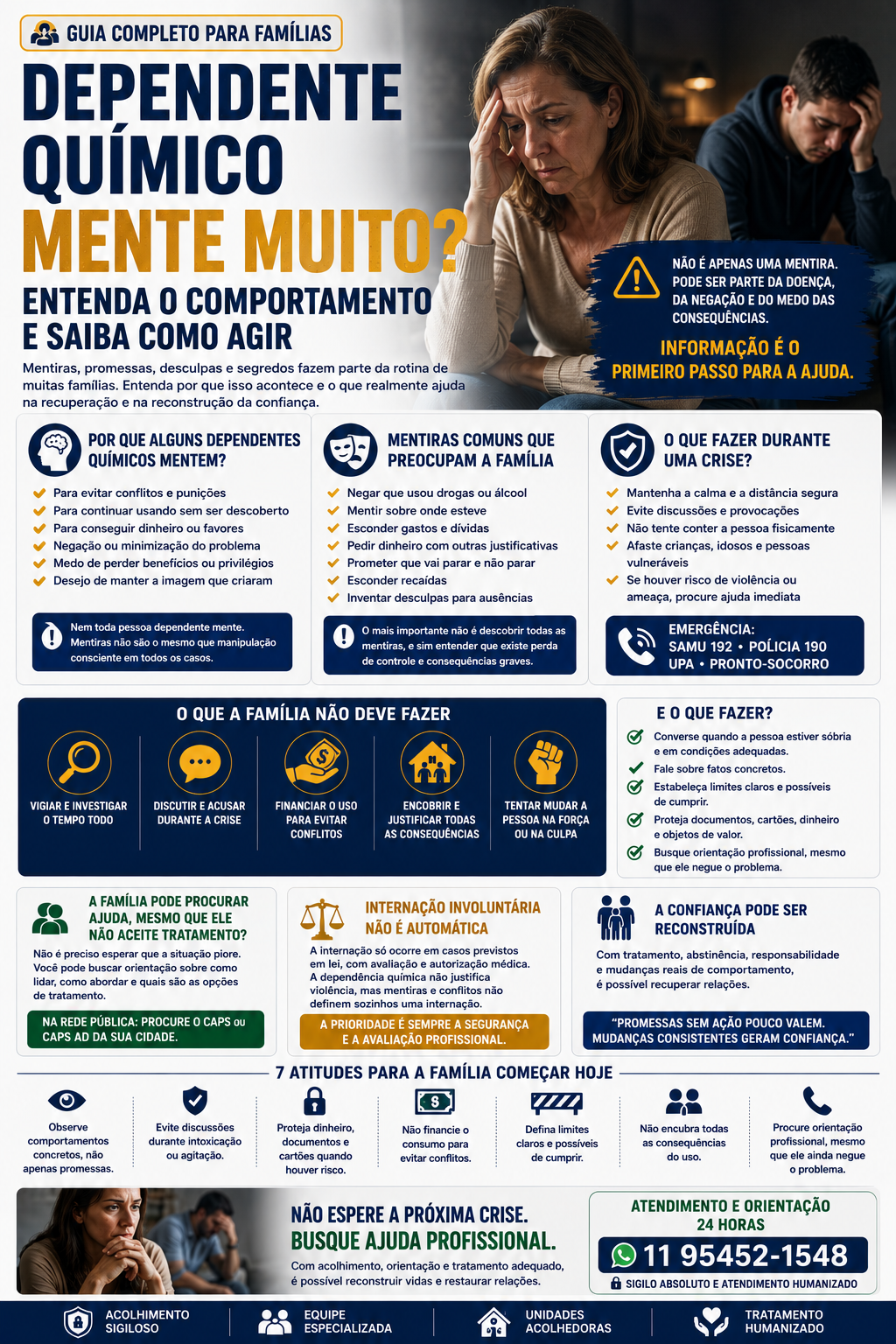 Dependente Químico Mente Muito? Entenda o Comportamento e Saiba Como Agir