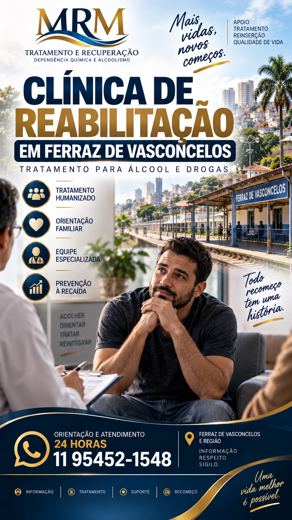 Clínica de Reabilitação em Ferraz de Vasconcelos: Tratamento para Álcool e Drogas