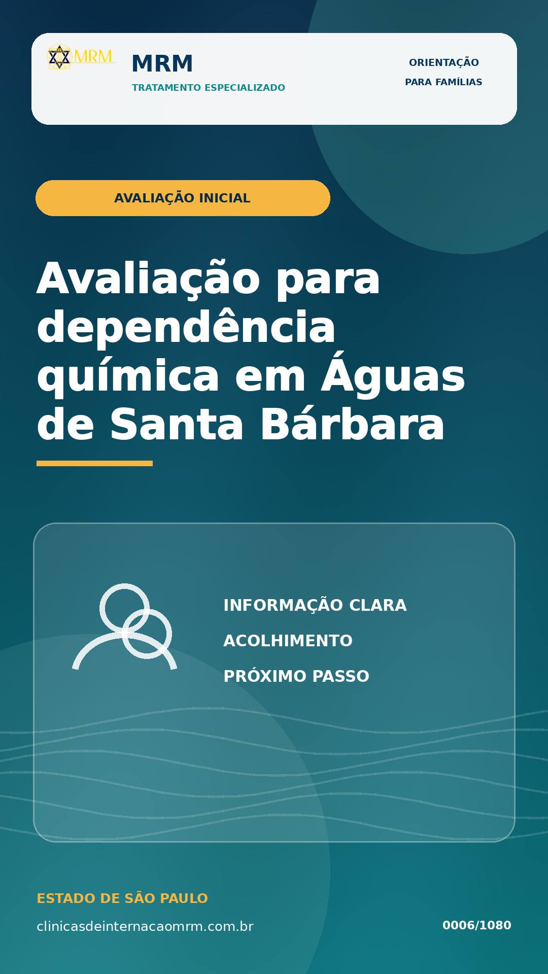 Avaliação para dependência química em Águas de Santa Bárbara: como funciona?
