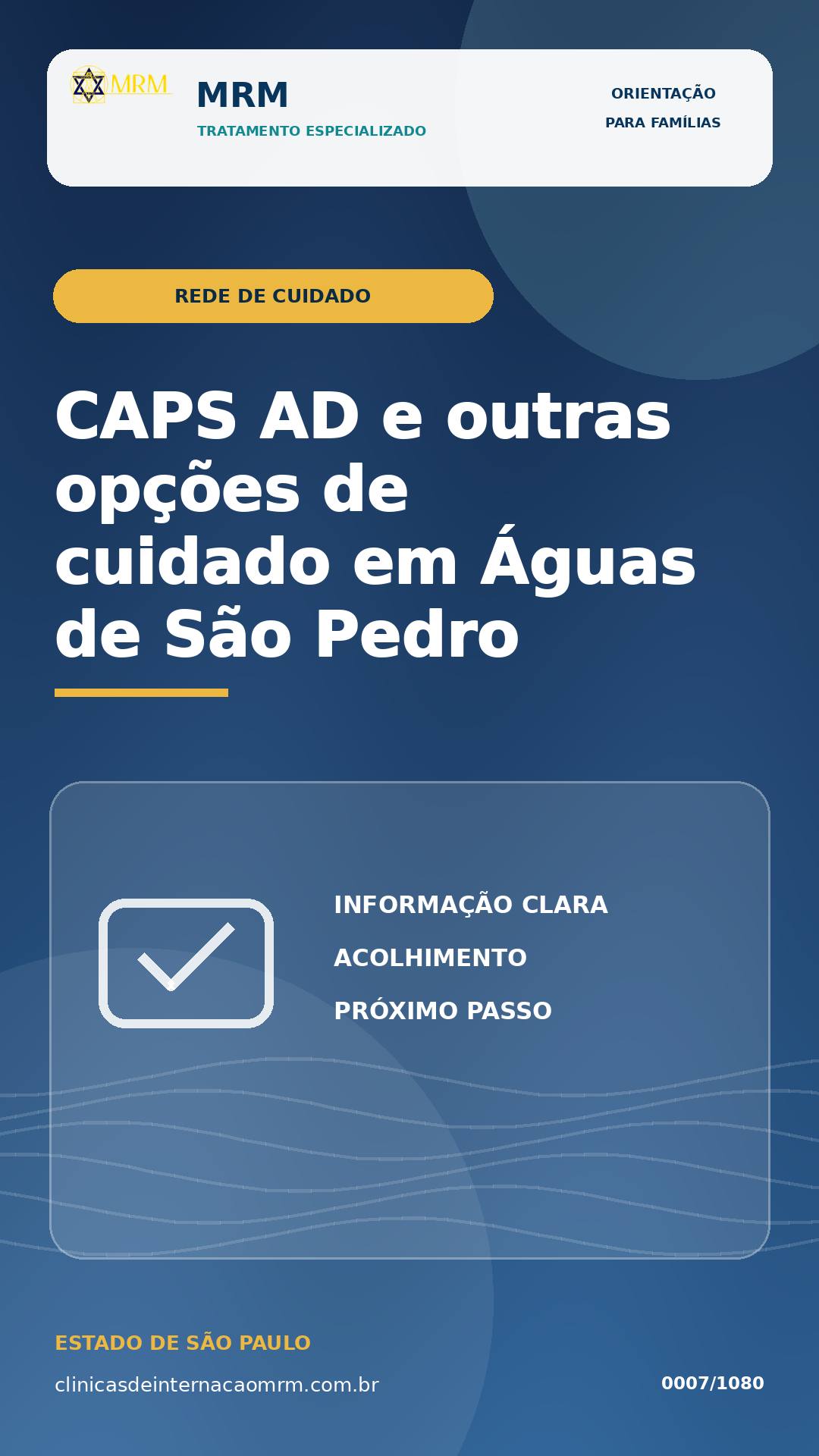 CAPS AD em Águas de São Pedro e outras opções de cuidado: entenda as diferenças