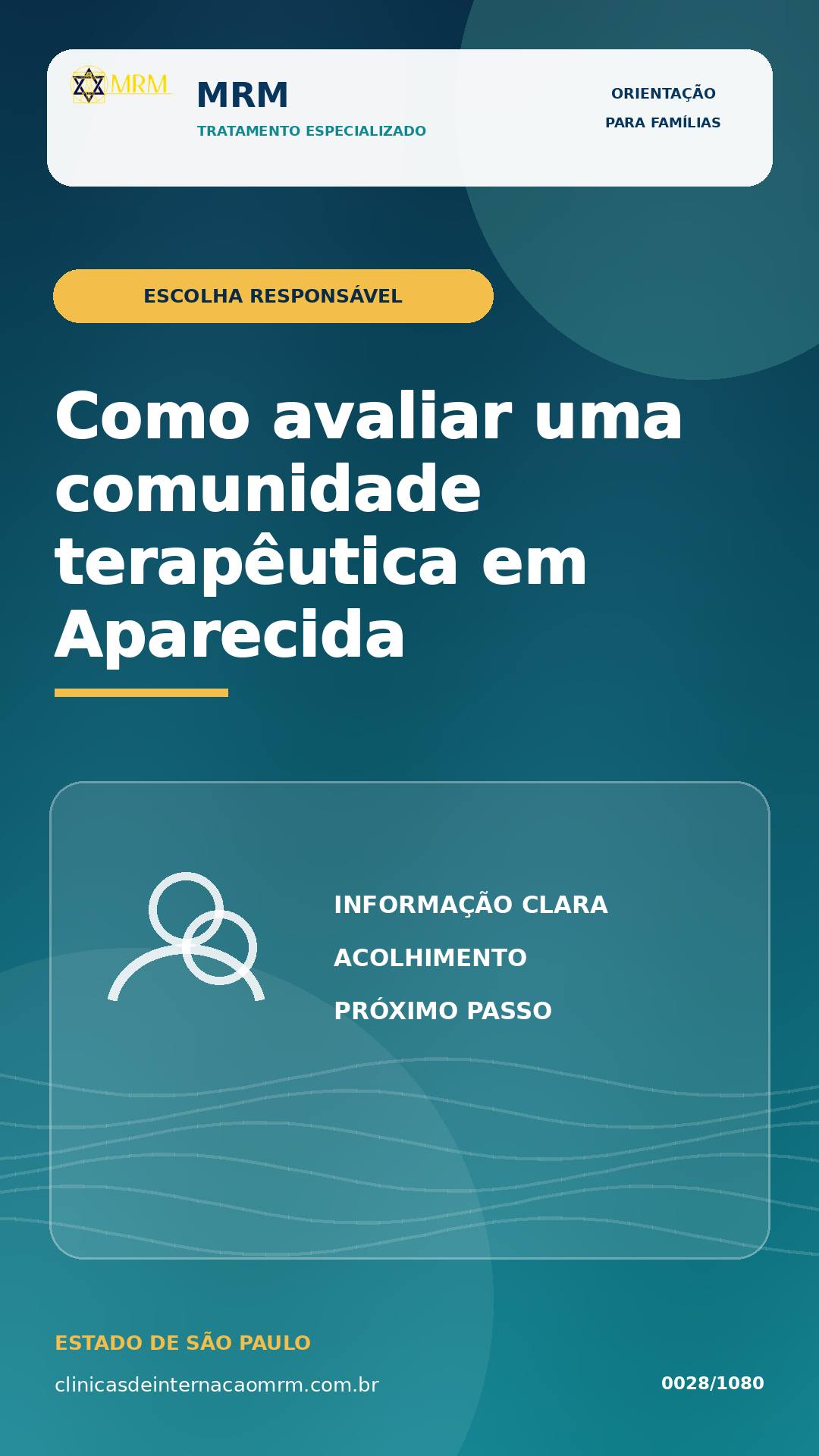Comunidade terapêutica em Aparecida: o que avaliar antes da escolha?