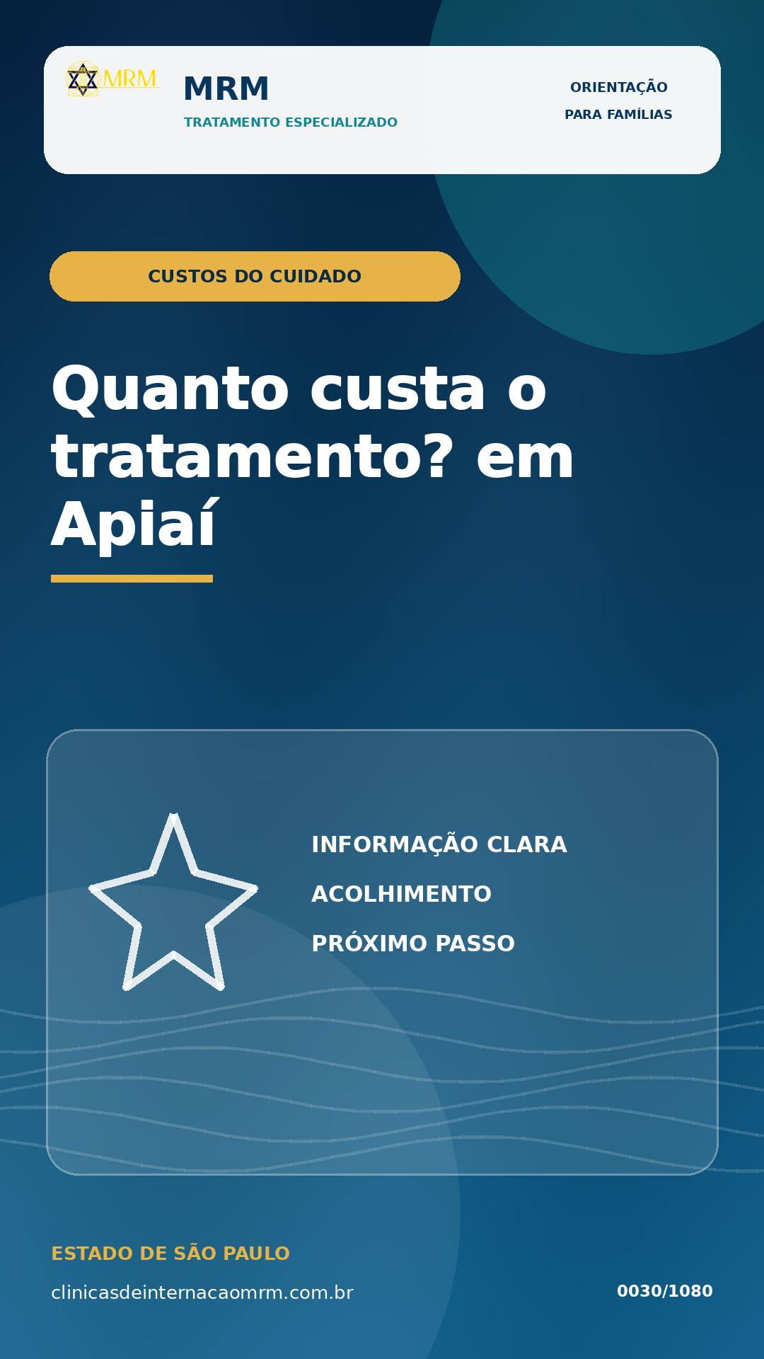 Quanto custa o tratamento para dependência química em Apiaí?