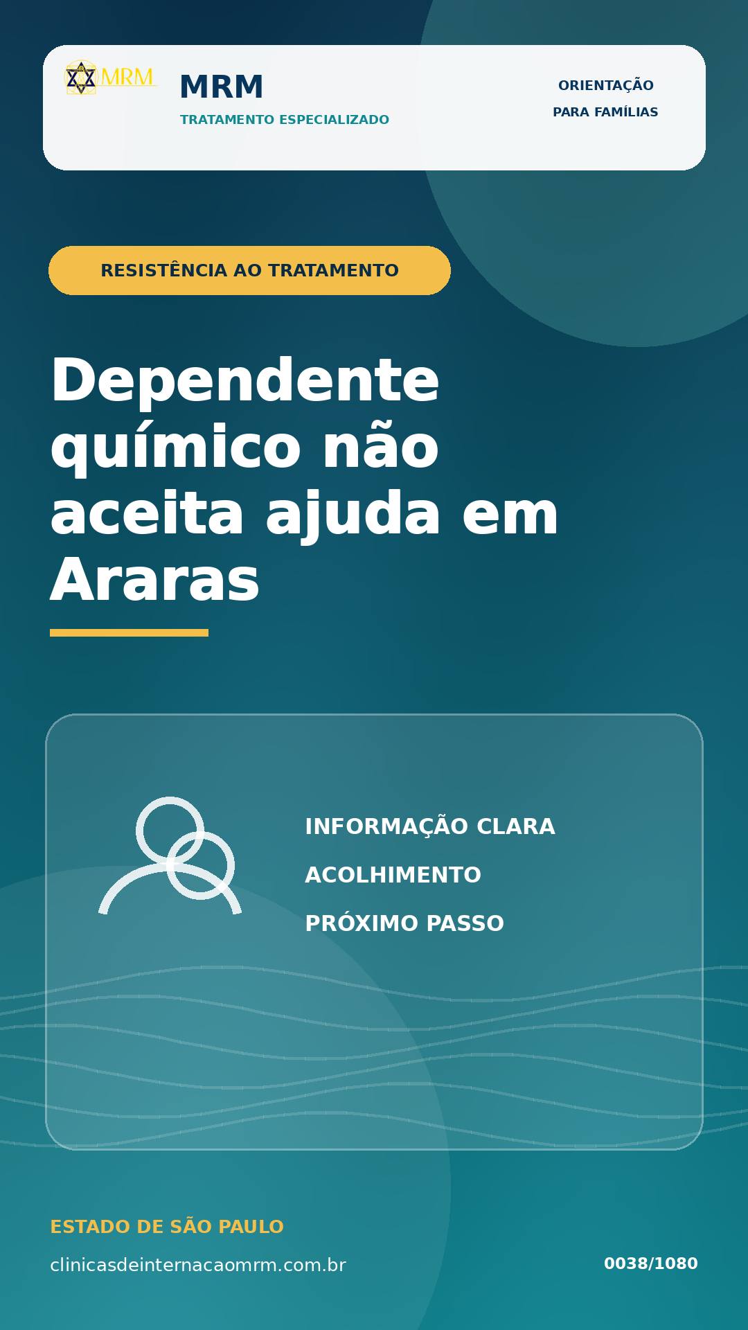 Dependente químico não aceita ajuda em Araras: como a família pode agir?