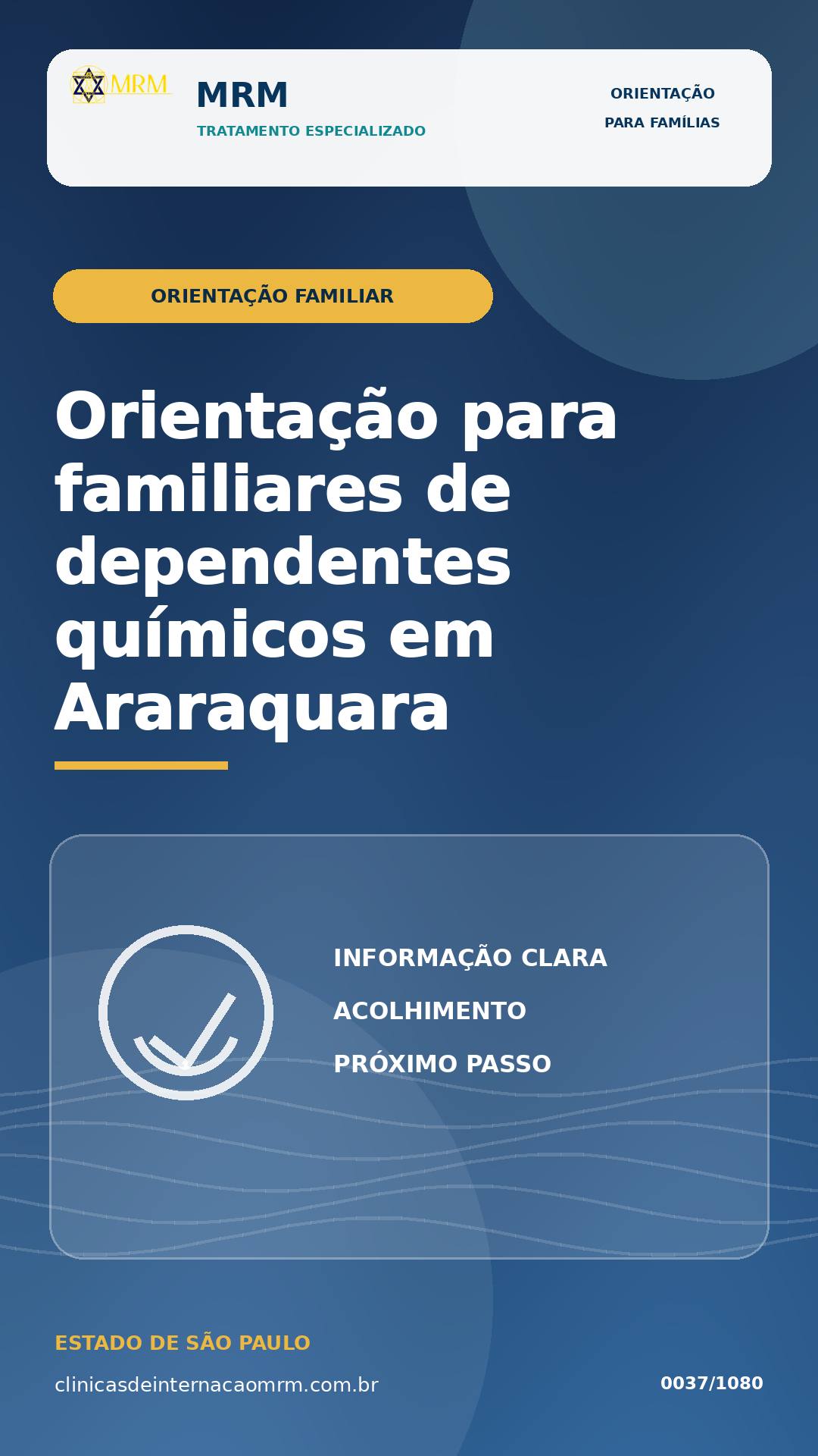 Orientação para familiares de dependentes químicos em Araraquara