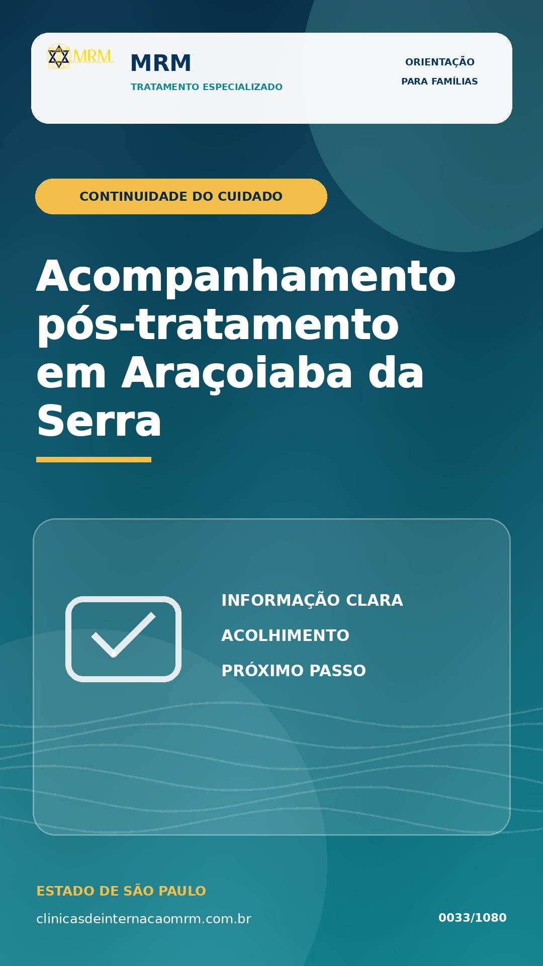 Acompanhamento pós-tratamento em Araçoiaba da Serra: como reduzir riscos de recaída
