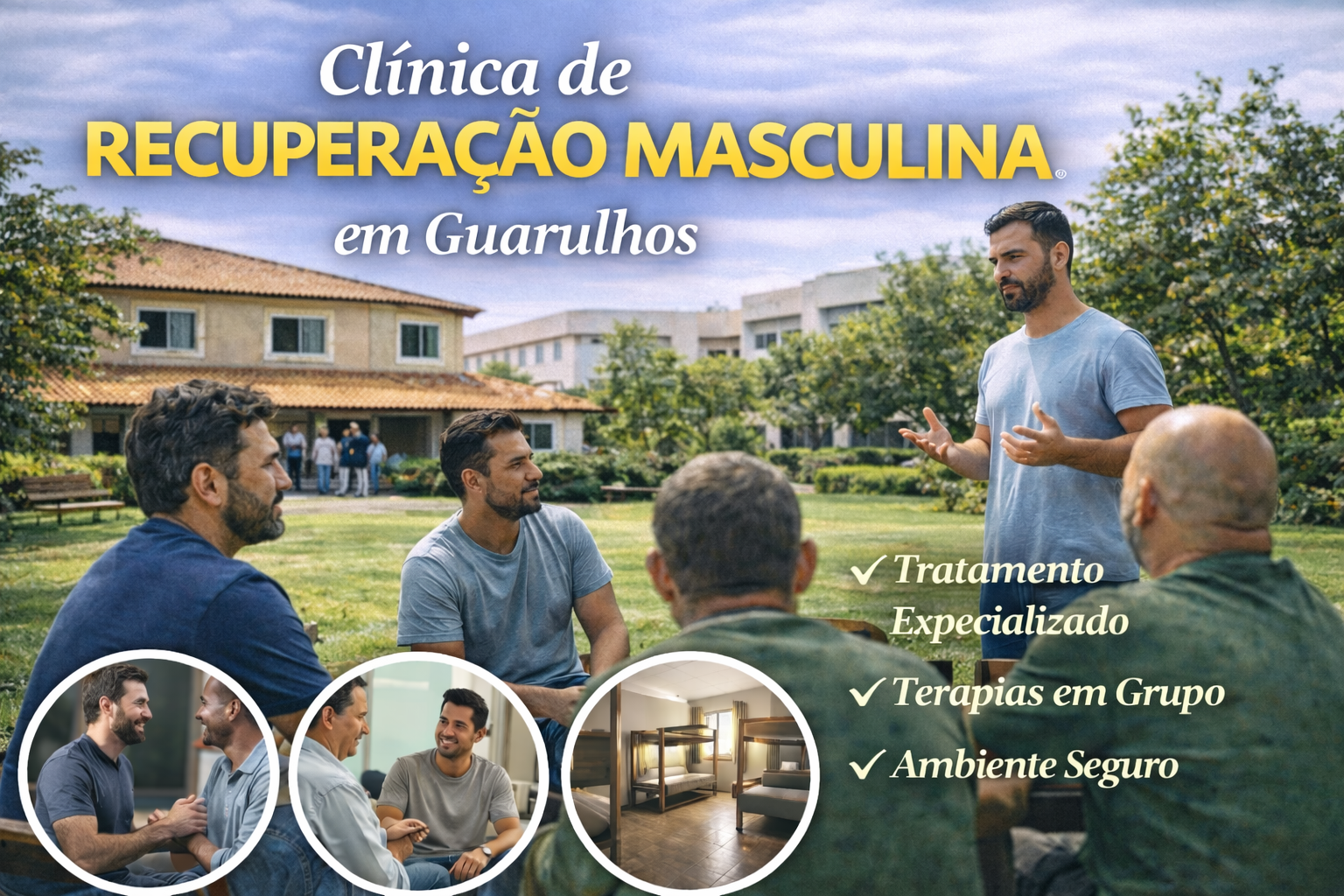 Clínica de Recuperação Masculina em Guarulhos