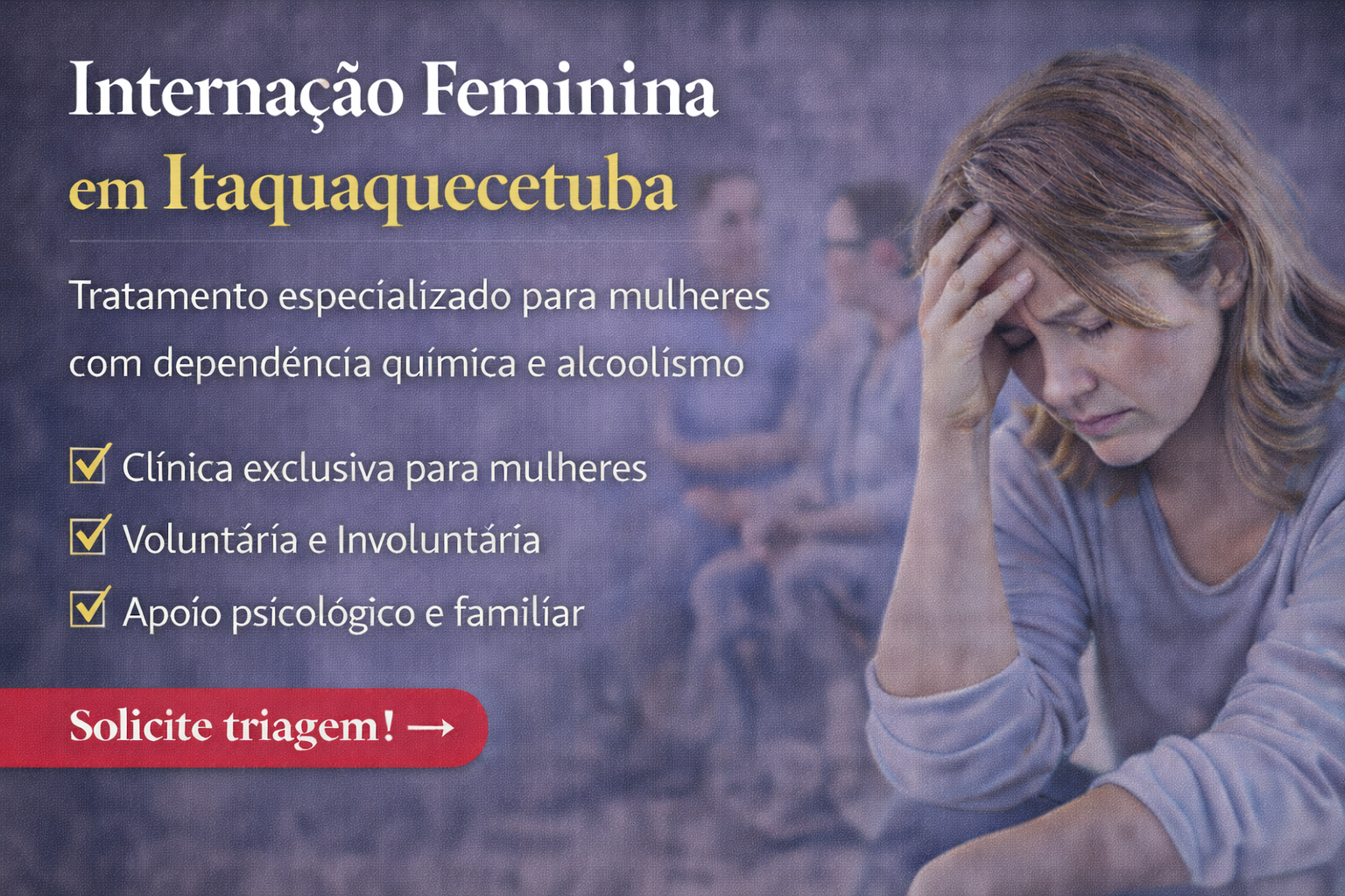 Internação Feminina em Itaquaquecetuba