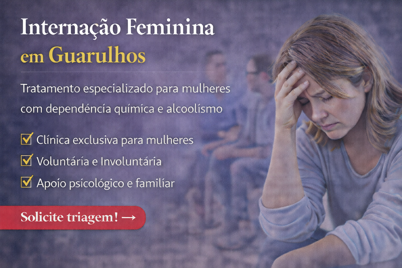 Internação Feminina em Guarulhos