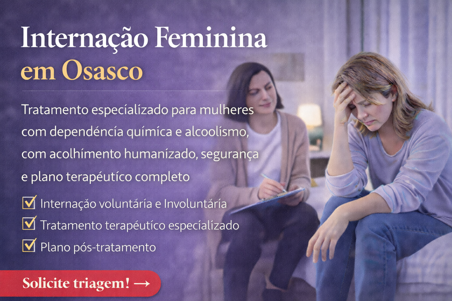 Internação Feminina em Osasco