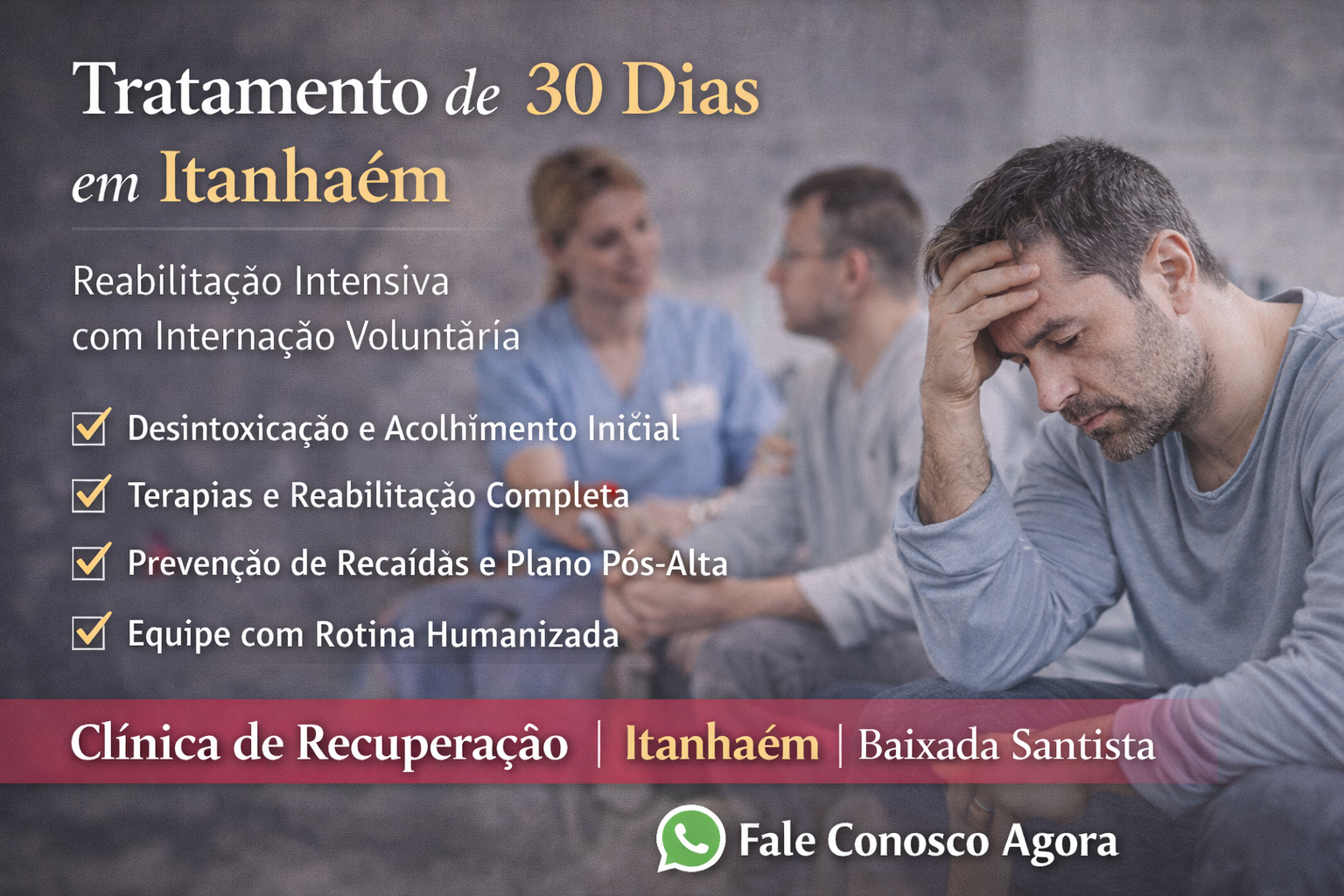 Tratamento de 30 dias em Itanhaém