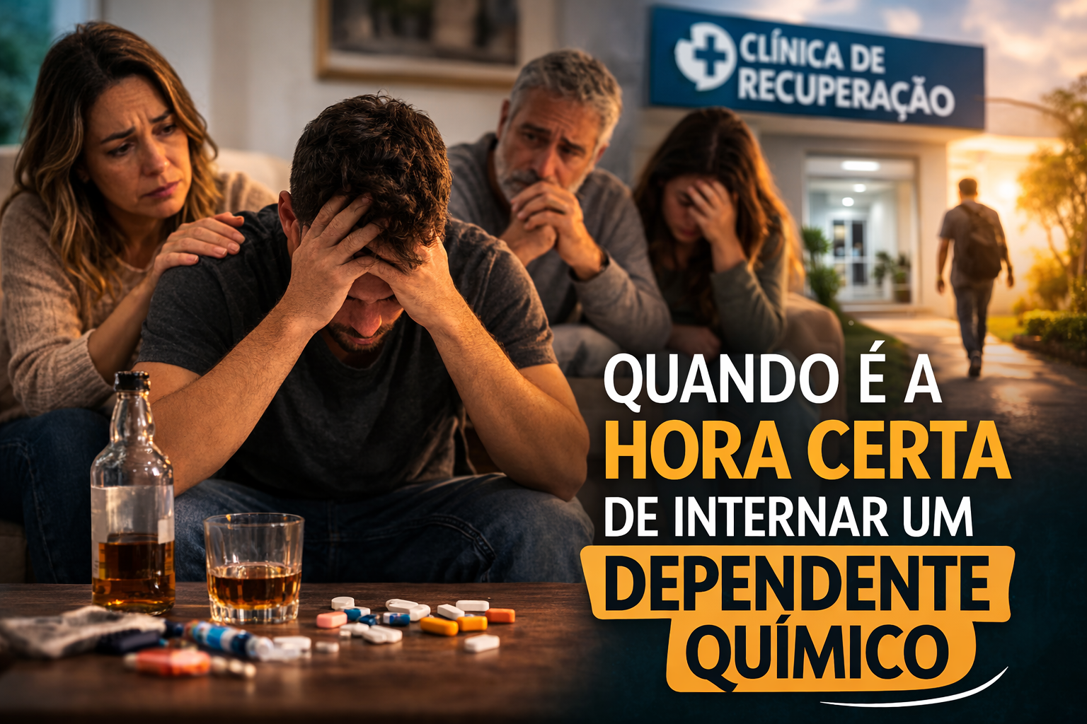 Quando é a hora certa de internar um dependente químico