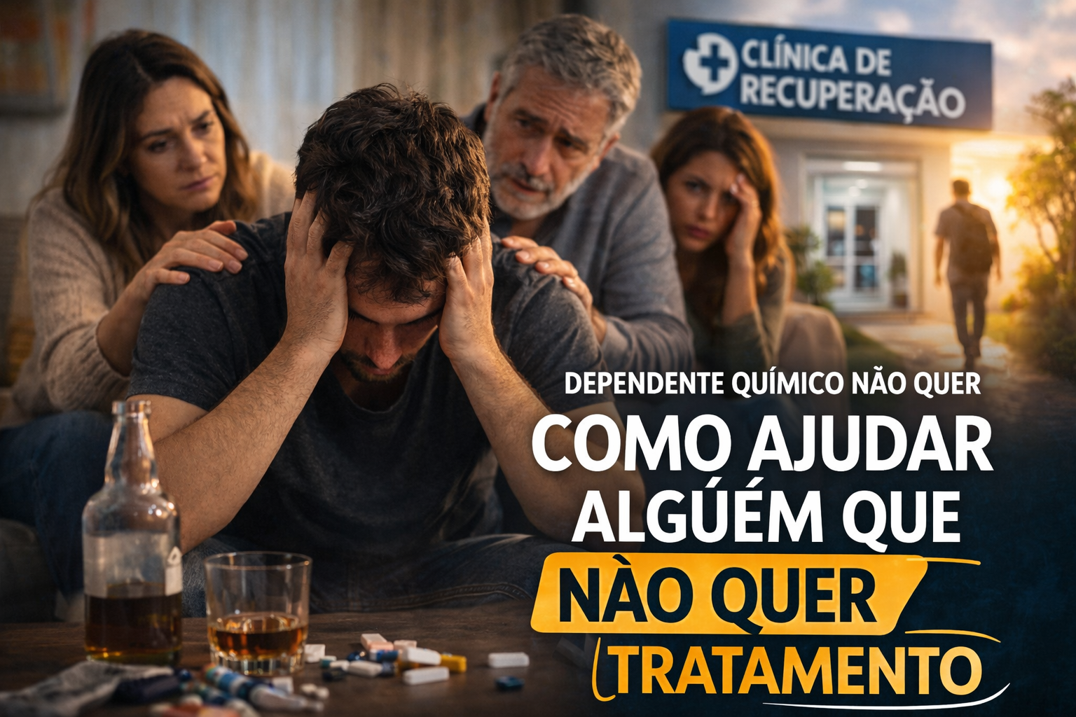 Como ajudar alguém que não quer tratamento