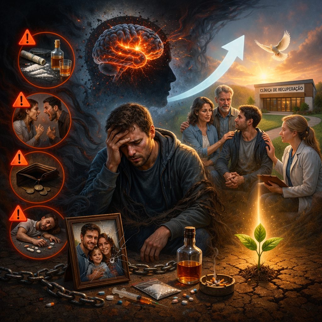 7 sinais de que a dependência química saiu do controle