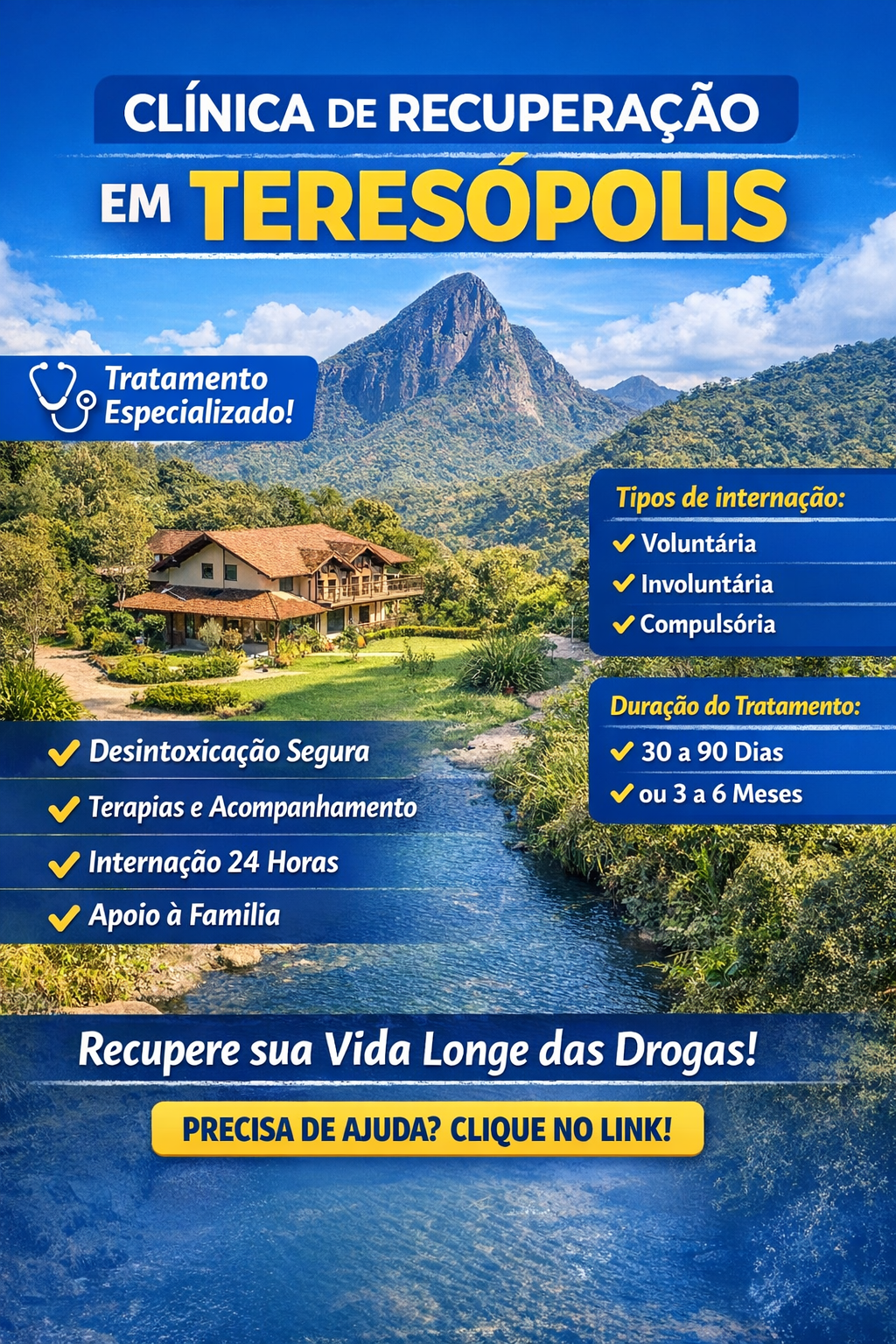 Clínica de Recuperação em Teresópolis: Tratamento Especializado para Dependência Química