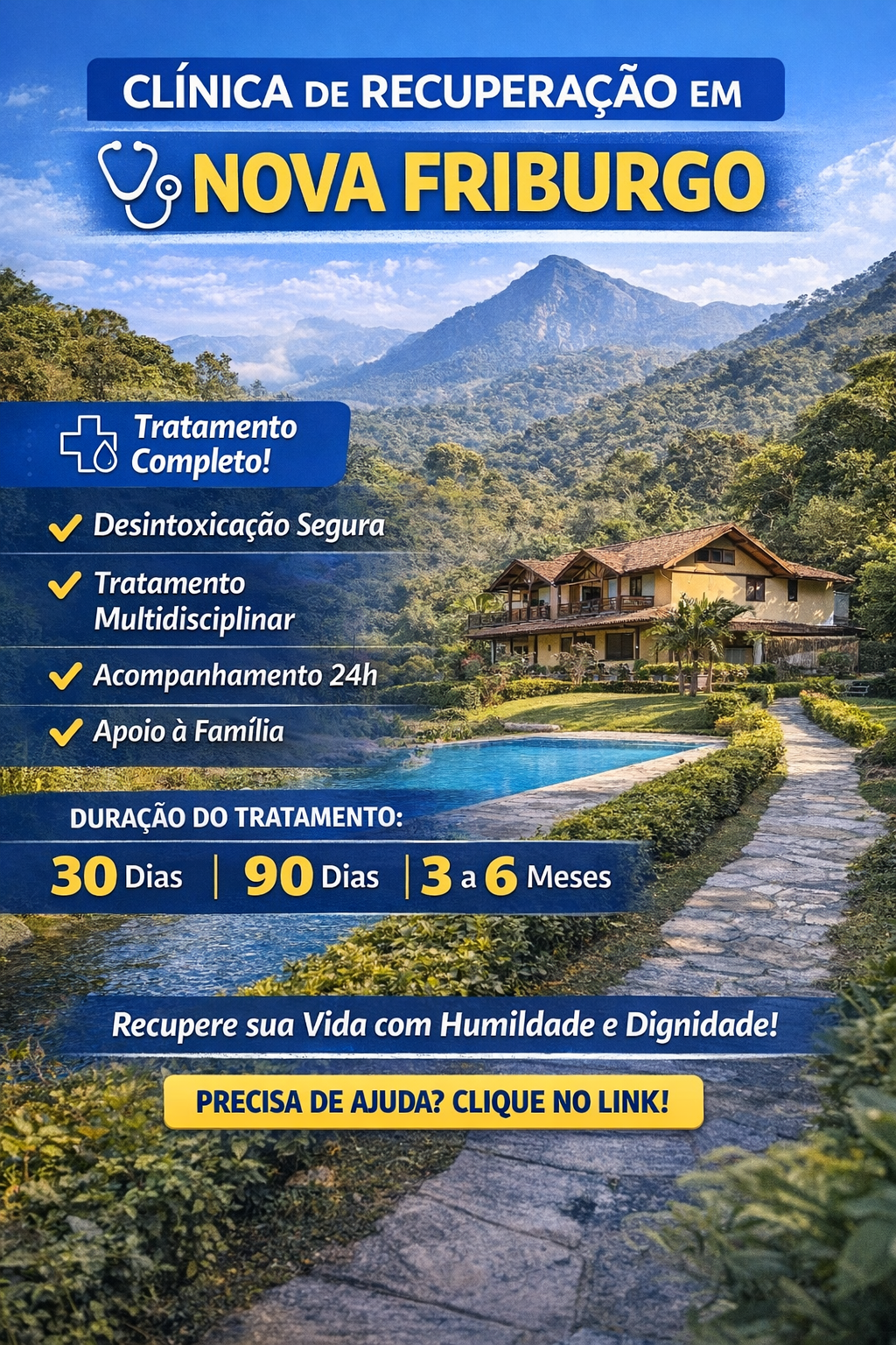 Clínica de Recuperação em Nova Friburgo: Tratamento Completo para Dependência Química