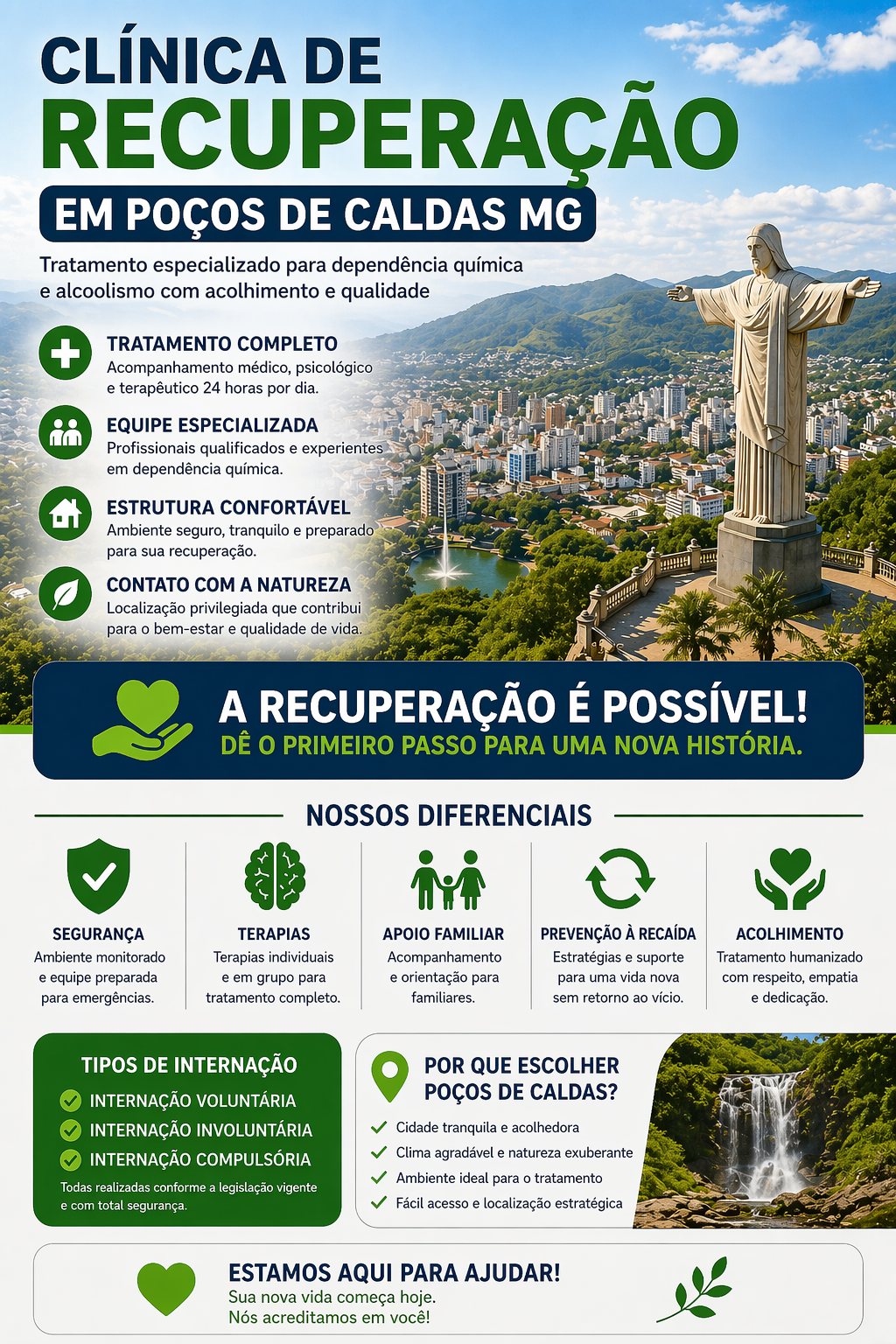 Clínica de Recuperação em Poços de Caldas MG: Tratamento Completo para Dependência Química