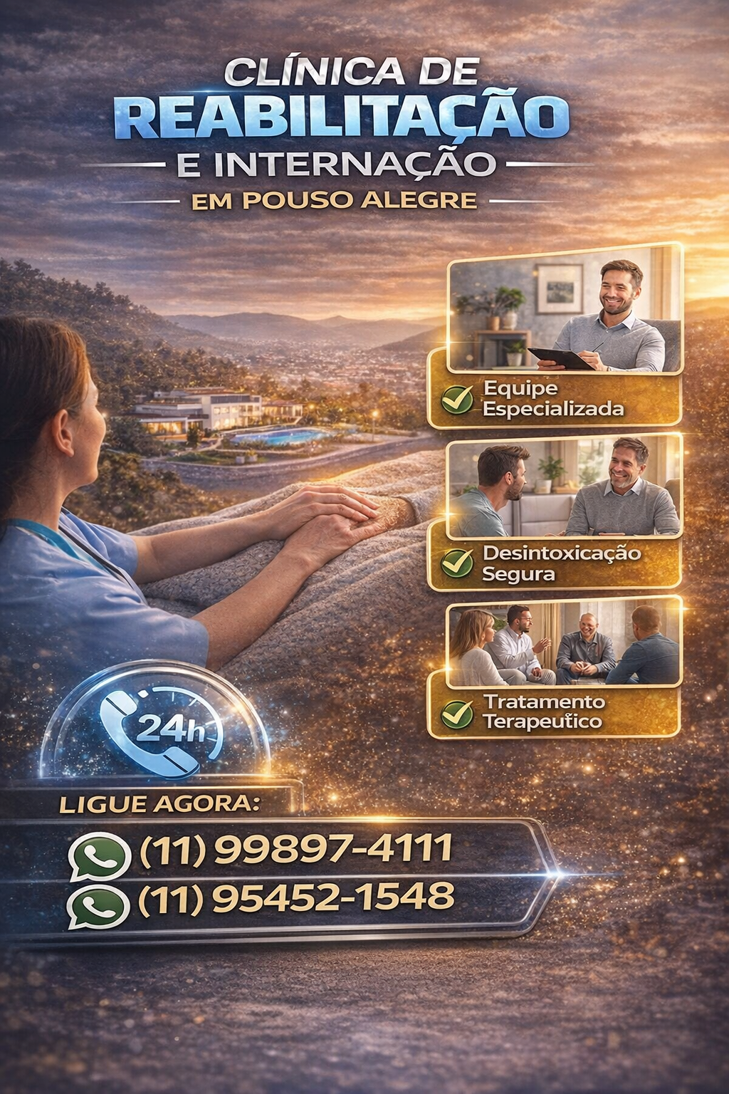 Clínica de Reabilitação e Internação em Pouso Alegre: Tratamento Completo para Dependência Química