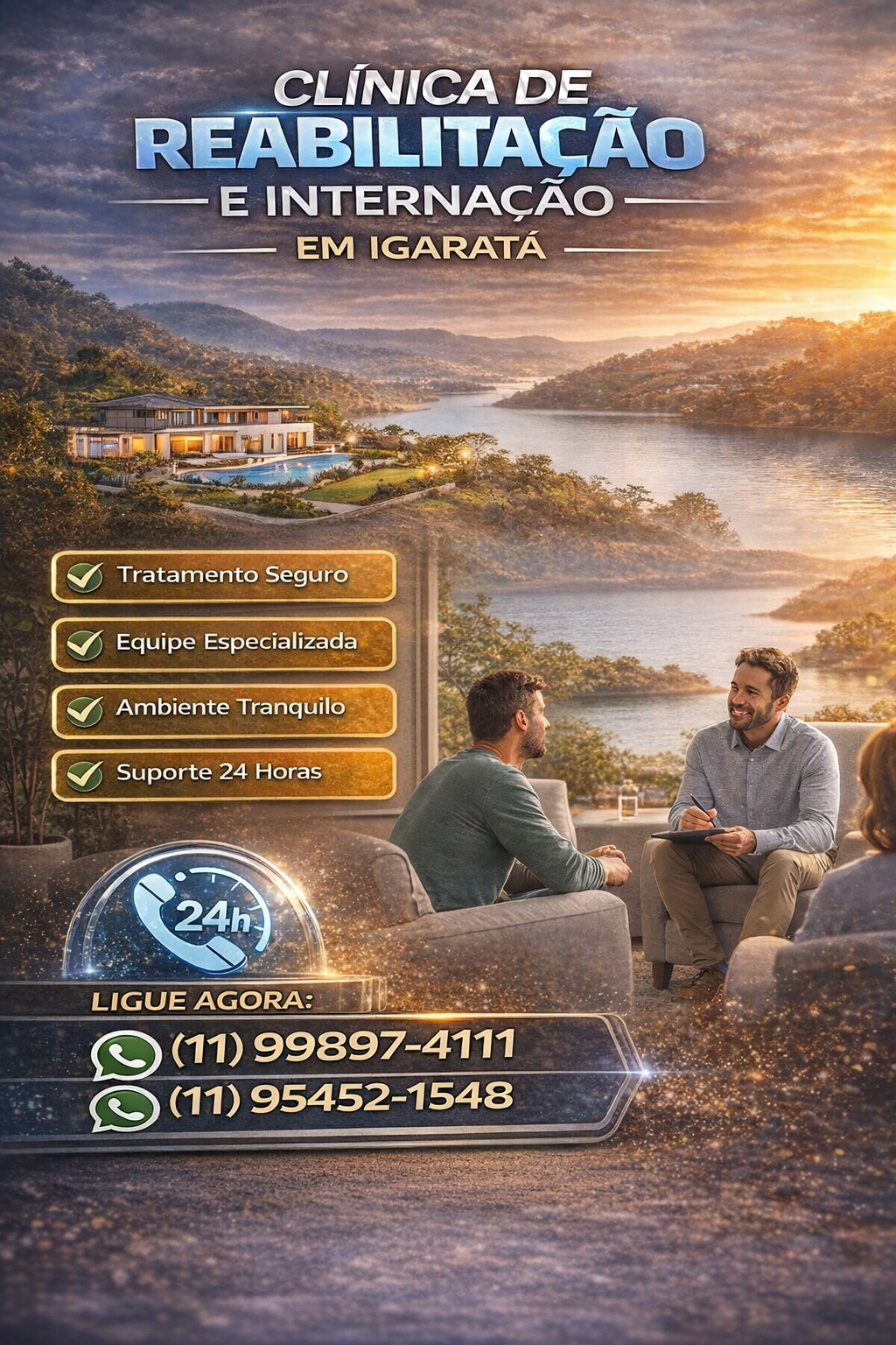 Clínica de Reabilitação e Internação em Igaratá: Tratamento Seguro e Humanizado para Dependência Química